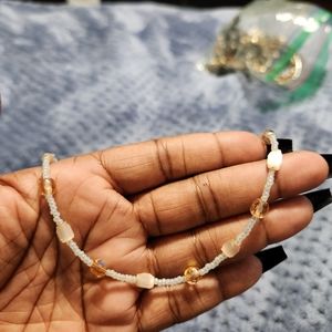 Pink Swarovski necklace